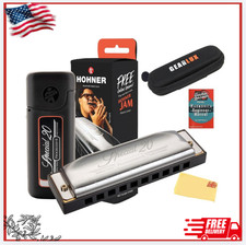 New Special 20 Harmonica Key of C Bundle with Case Polishing Cloth