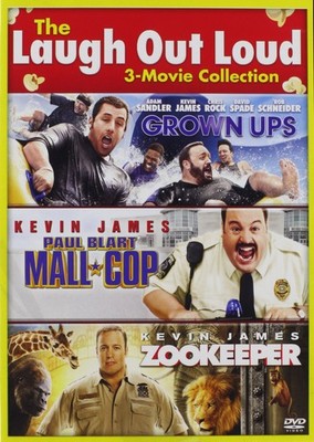 Laugh Out Loud 3-Movie Collection: Grown Ups (2010) / Paul Blart: Ma - DVD - New