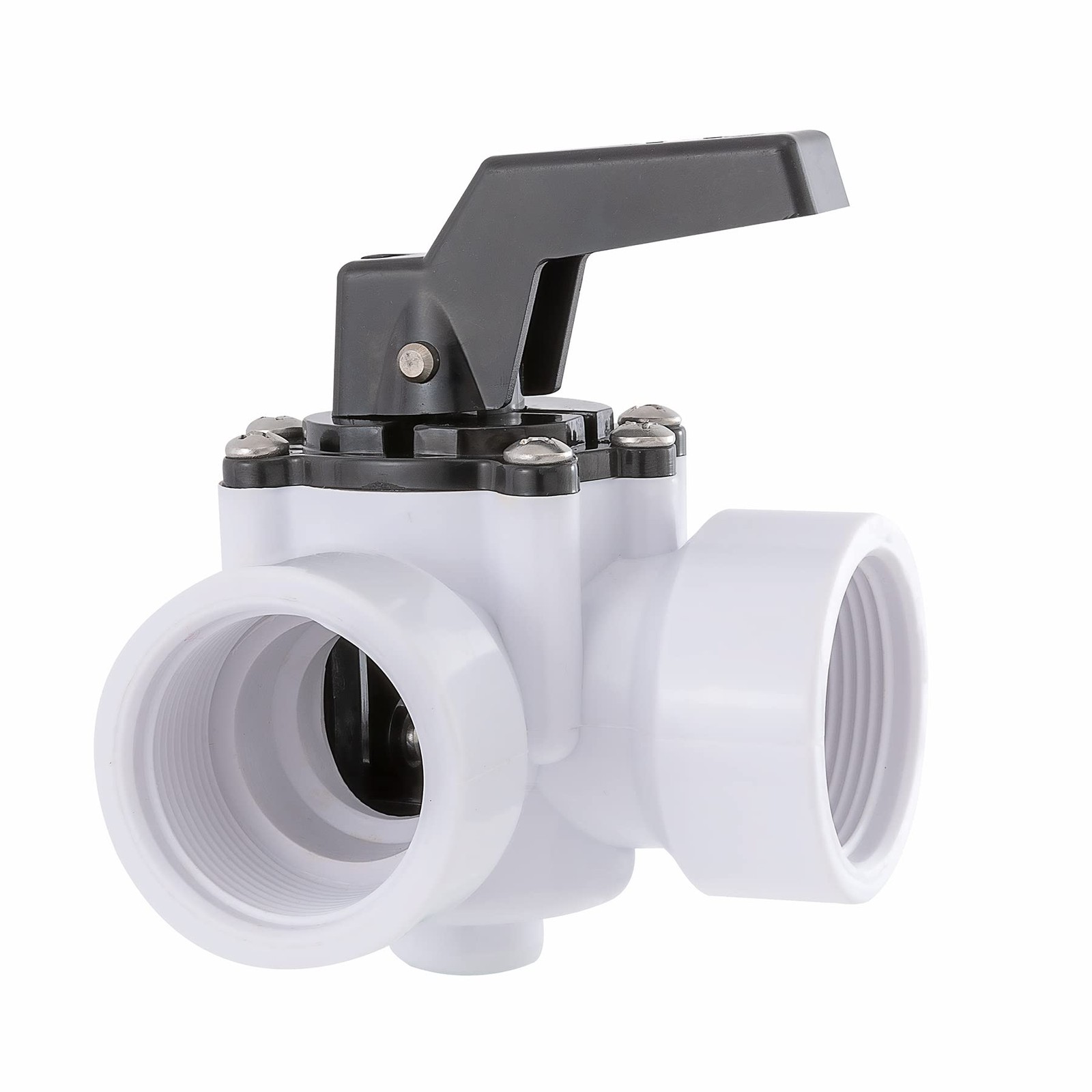 3 Way Diverter Water Valve Abplag1 1/2" Female Universal Combo Hose Adapter w...