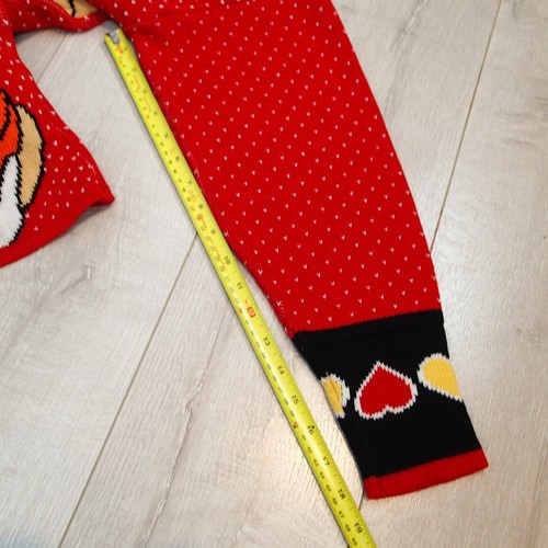 warner bros Kids Space Jam Sweater youth sz L 12/14 RED htf w bugs lola bunny - Picture 9 of 10