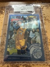 2002-03 Topps Chrome #1 Shaquille O'Neal Lakers MBS Graded 9 Mint NBA Card HOF