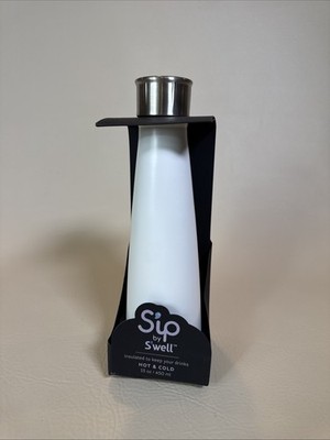 Sip by S'well Insulated 15 oz Bottle in Marshmallow White New in Package