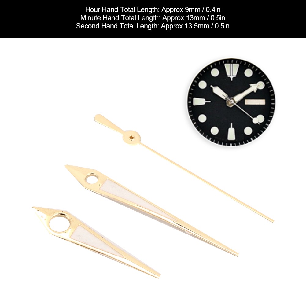 Watch Hour Minute Second Hands Watch Needles Fit For ETA2824 MovementRose Gol