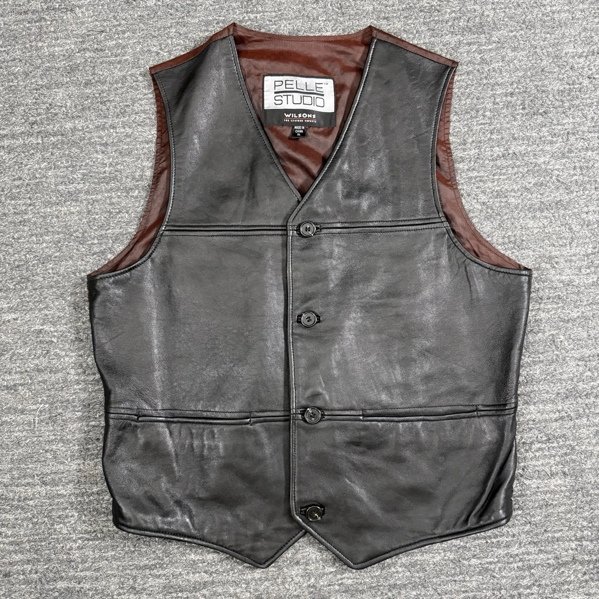 Wilsons Leather Black Vests for Men for Sale | Shop New & Used | eBay