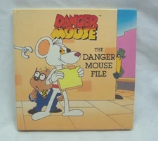 VINTAGE 1986 DANGER MOUSE Danger Mouse File Flip a Flap Children's BOOK 1980's