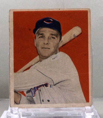 Frank Baumholtz #21 1949 Bowman card