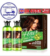 Lichen Professional Dark Brown Hair Color Gel