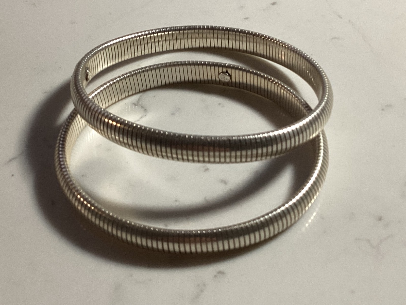 PAIR (2) AUTHENTIC SIGNED STERLING SILVER UNIQUE … - image 7