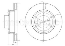 2x METELLI Bremsscheibe 23-1214 für FORD MAZDA