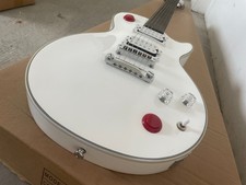 Lvybest Kill Switch Buckethead Style Electric Guitar 24 Frets Alpine White