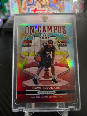2021 Panini Prizm Draft Picks #17 KAWHI LEONARD On Campus San Diego State