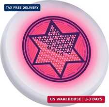 49LEDs Glow Flying Disc - Rechargeable Light Up Disc Toy with 3 Smart Modes, 175
