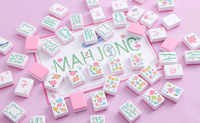 Premium American Mahjong Set 160pcs - Feminine Pink