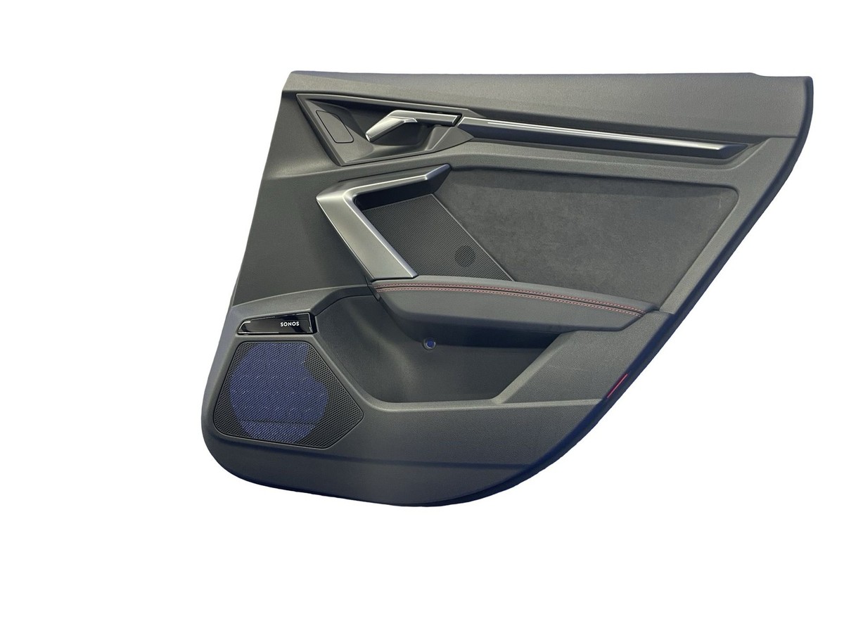 2022-2026 AUDI RS3 8Y REAR RIGHT INTERIOR DOOR TRIM PANEL BLACK