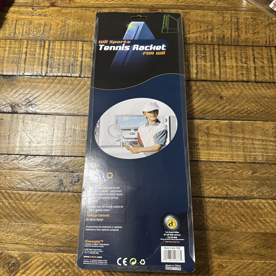 Wii Sports Tennis Racket Accessory for Nintendo Wii WII-102 New - Image 2 of 2