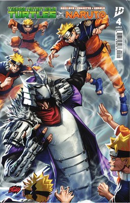 Teenage Mutant Ninja Turtles x Naruto #4 - ECC Franck Uzan Variant 2025