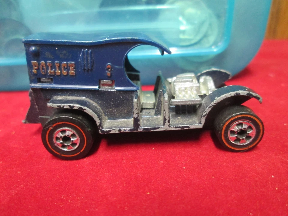 Paddy Wagon vintage Hot Wheels Redline 1969 azul Hong Kong Foto 2 de 4