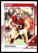 Nick Bosa 2024 Donruss #193 49ers NFL READ FREE SHIPPING AutographDen