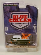 1973 '73 VW DOUBLE CAB WRECKER BLUE COLLAR COLLECTION R13 GREENLIGHT 2024