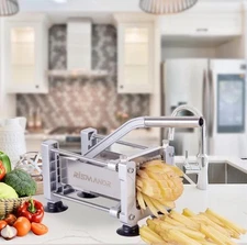 FRENCH FRY CUTTER W 1/2" BLADE & SUCTION