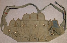 ORIGINAL VINTAGE 7.62X39 CHINESE ARMY TYPE 56 CHEST RIG AMMO POUCH *USA SELLER*