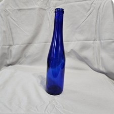 Cobalt Blue 375ML Glass Wine/ Water Bottle.