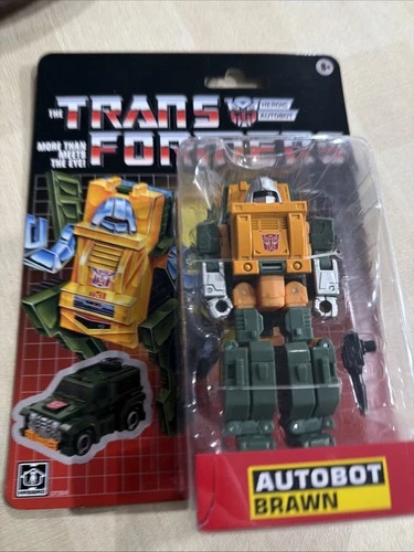 Transformers Brawn G1 Retro Walmart Exclusive Figure: New, Factory Sealed