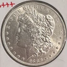 1886 BU GEM MORGAN SILVER DOLLAR UNC MS+++ U.S. MINT RARE COIN