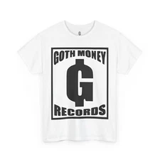 Goth Money Records OG Box Logo T-Shirt GMR Wear Merch Cotton Tee Shirt