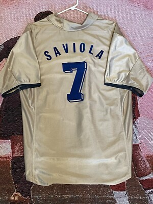 2001/2002 Nike Authentic FC Barcelona Javier Saviola Jersey 2001/2002 Nike Authentic FC Barcelona Javier Saviola Jersey