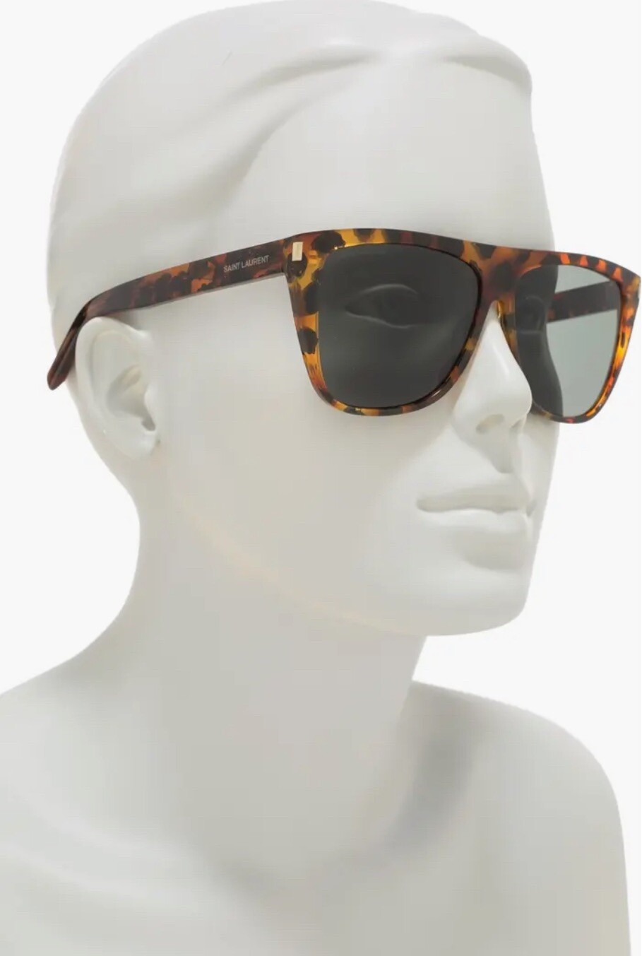 Occhiali da sole Saint Laurent 59 mm oversize avana grigio avana