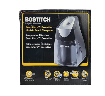 Stanley-Bostitch Quietsharp Executive Electric Pencil Sharpener EPS9V-BLK