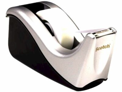 Scotch  C60-ST Tischabroller C60 - inkl. 1 Rollen Magic(TM)Tape 810, silber/schw