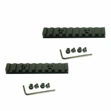 2 PCS  4" Keymod 9 Slots - Picatinny Weaver Aluminum Rail Section