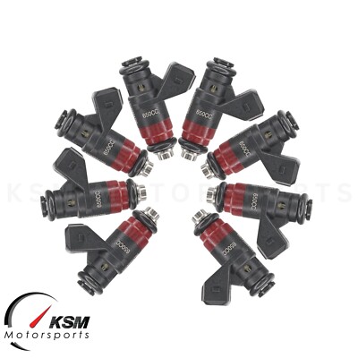 8 x 62lb 650cc fit Deka Compact Short Fuel Injectors FI114700 EV1 High Impedance