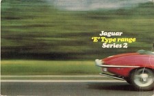 Jaguar E-Type 4.2 Series 2 1968-71 UK Market Foldout Brochure Roadster Coupe 2+2