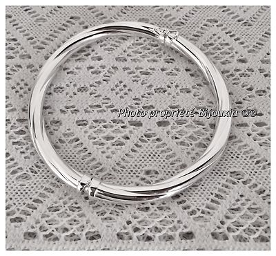 Bracelet Jonc Argent Montre Bracelet Argent Massif Femme Bracelet