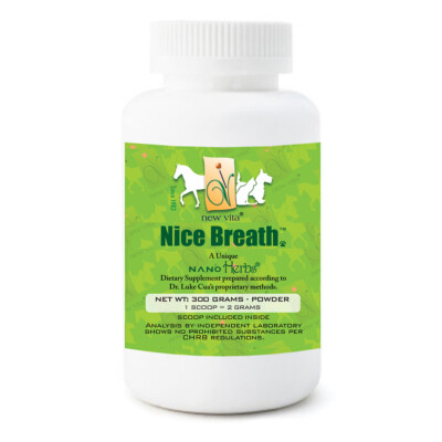 Veterinary Herbal Supplements Digestive System New Vita Nice Breath Powder