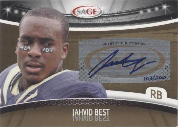 2010 Sage Jahvid Best #A-6 - 1 of 2