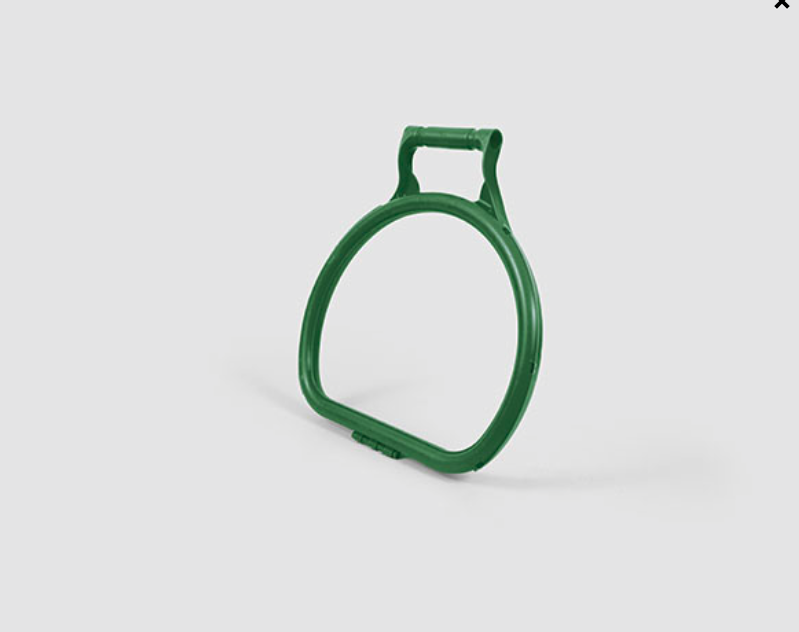 Litter Picking Hoop Holder For Sacks Bin Bago Liners Blue Red