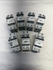 Lot of 7 - Allen Bradley 1492-CB2G200 20-Amp 2-Pole Circuit Breaker