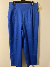 Vintage VTG 1990s NWT New Womens Carriage Club Sport Blue Slacks Size 18W