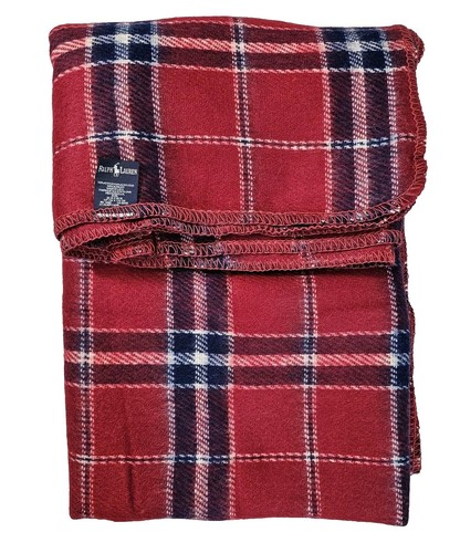 Ralph Lauren RRL Black Cotton Jacquard Quilt Camp Blanket 72