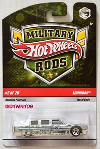 hot wheels military rods