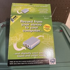 Xitel Inport Audio Recording Kit Import Tapes LP's CD's to Computer New Open Box