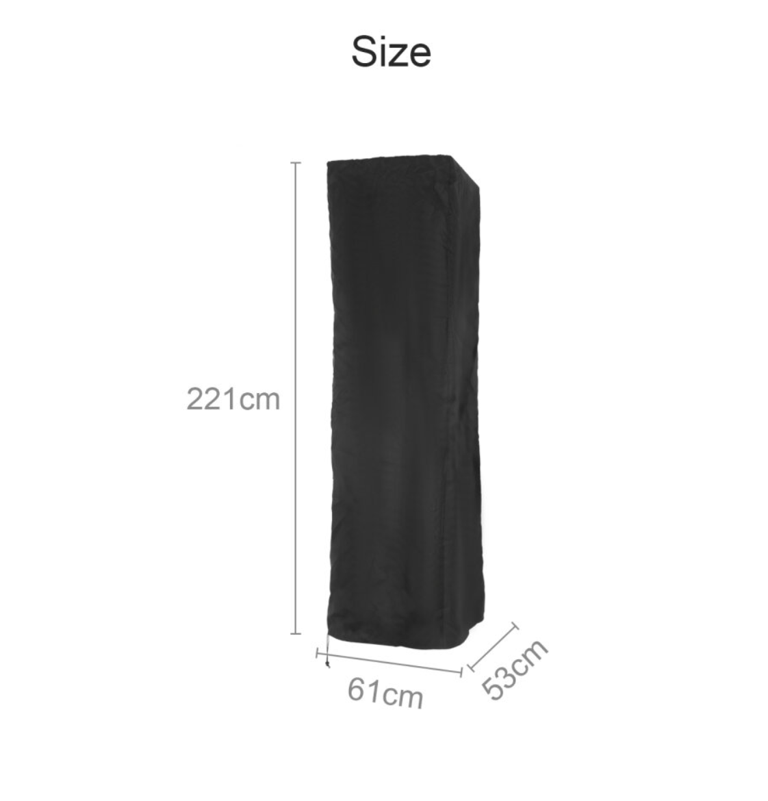 Patio Heater Cover Outdoor Garden Pyramid Protector Waterproof Heavy