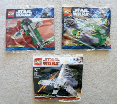 LEGO Star Wars - Rare - 3 Brickmaster Sets - 20016 Fett 20019 & 20021 - New
