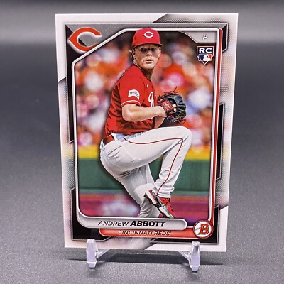 2024 Bowman Andrew Abbott RC Cincinnati Reds Rookie #70