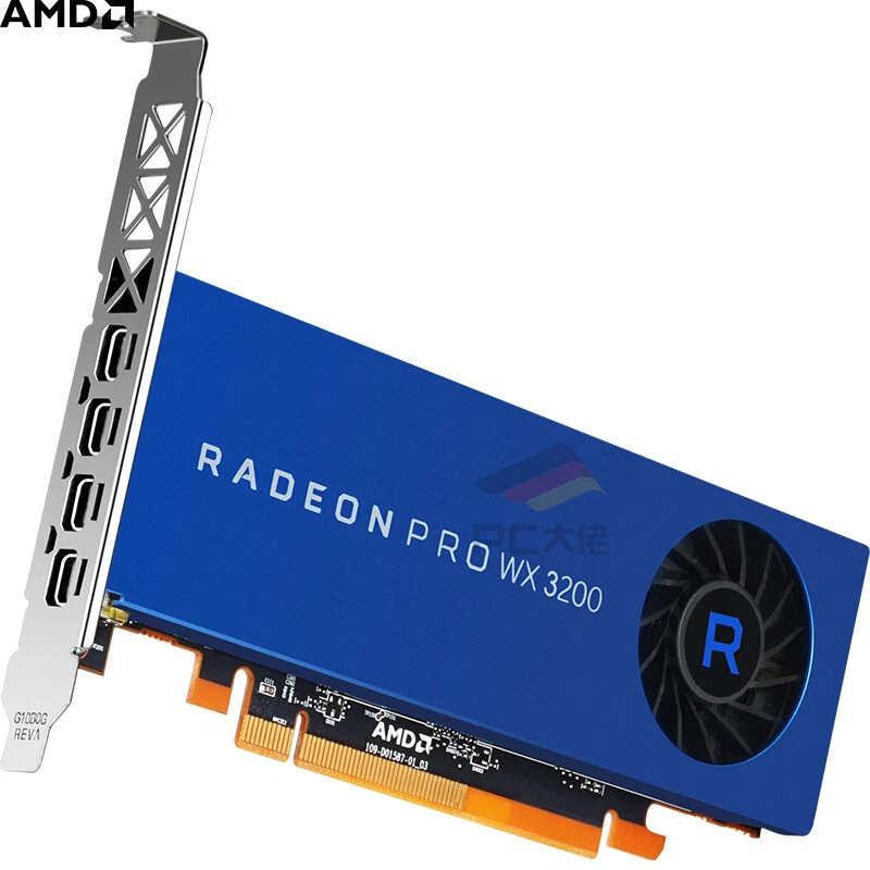 AMD Radeon Pro WX 3200 WX3200 4GB Workstation Graphics Card - Image 2 of 4