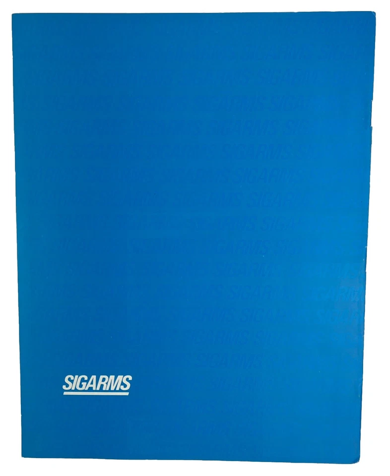 1985 Sig Arms catalog 12 Pages Some Poster Potential EXC - Image 2 of 4